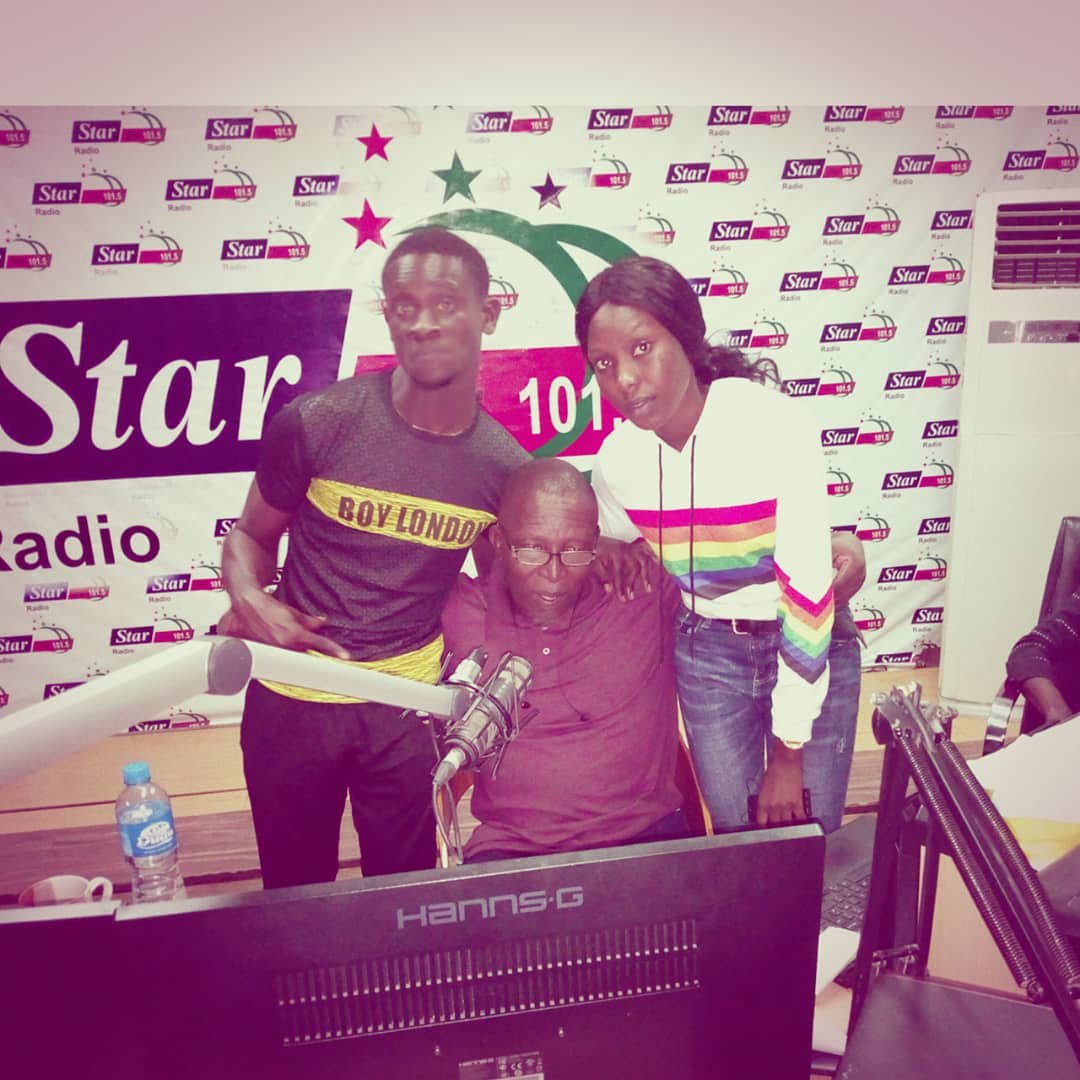 Calis_Bless's tweet photo. This Morning at @starfm101_5 ..Showing me love #WithoutTheMoney is what I call Grace π https://t.co/RXEM6BivnW