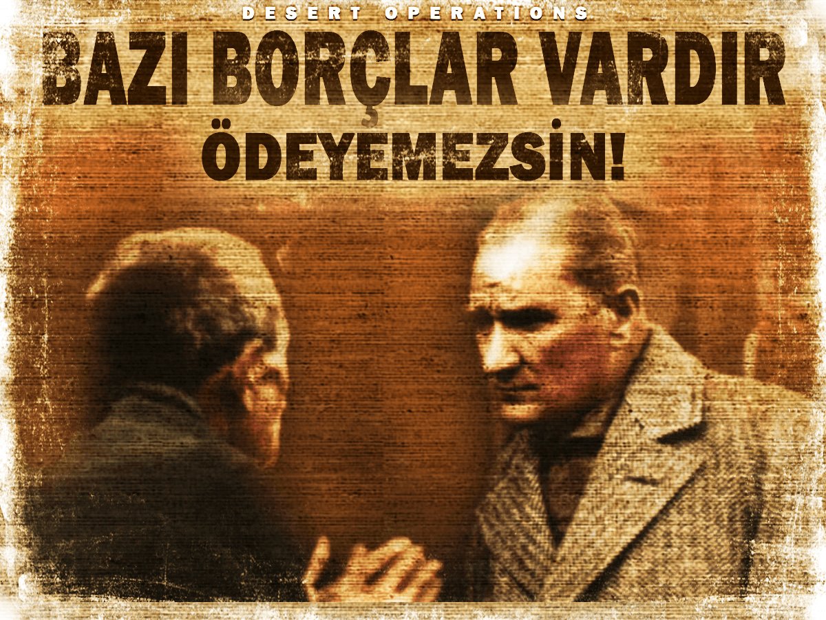 DesertOperatns's tweet photo. Saygıyla anıyoruz! ∞  

#10Kasım1938 #atamizindeyiz https://t.co/3KNhceOlI4