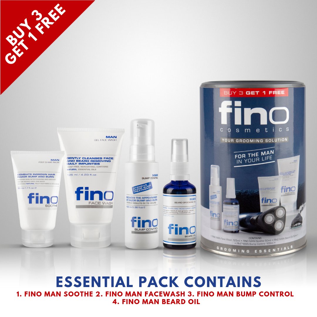 finocosmetics's tweet photo. #JUSTLAUNCHED

Have you seen our new FINO MAN Grooming Essentials pack? This pack contains everything you need to take care of you skin and beard this summer.
Get the full FINO MAN range of 4 products and only pay for 3! 
#finoman #skincare #skinproducts #groomingessentials https://t.co/bpHLe8yibn