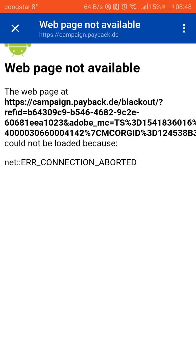 k4ii_'s tweet photo. Heute gibt es im Payback Gewinnspiel den Hauptpreis "Web page not available" 🎉🎉🎉 https://t.co/W7j7CEEIKp