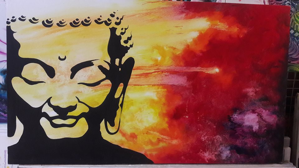 benerhardart's tweet photo. '#Meditating #Buddha(Black Mantle Version)'#painting #oilpainting #arts #art #artwork #artists #yoga #yoganet #handmade #spiritual #spirituality 70x120cm,Available,$325,shipp incl #artlover #artlovers #yoganet #yogalover #yogaeverywhere #yogagirl #yogaart #inspiration #motivation https://t.co/vCgrsDTyMQ