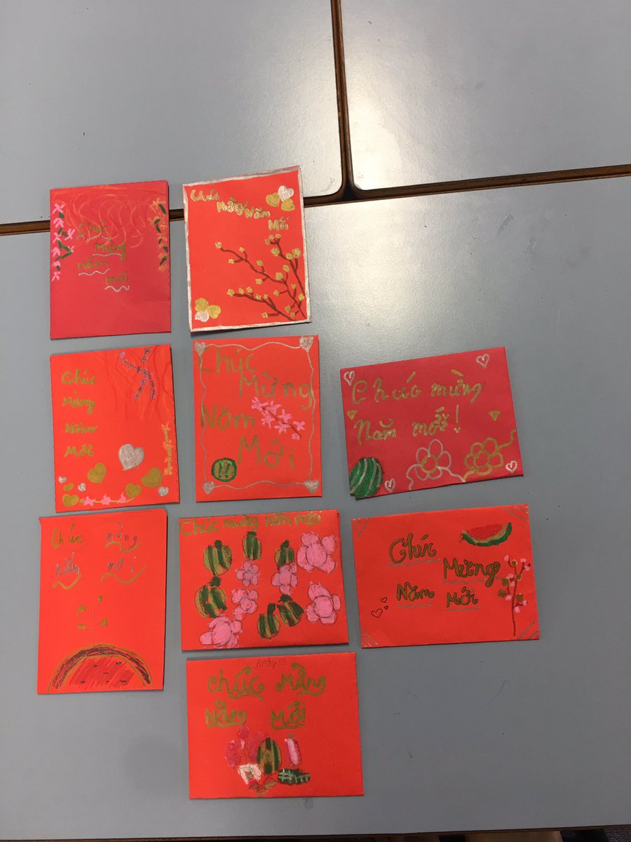 Stage 2 Vietnamese students decorated red envelopes (lì xì) the most favourite part for Vietnamese children when celebrating Lunar New Year. <a href="/PsCondell/">CondellParkPS</a>
