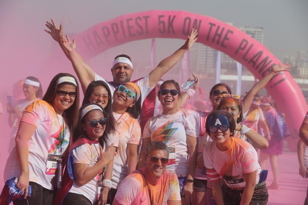 Safe to say it’s been the #happiest5k on the planet! 💥💥💥#TCRhero