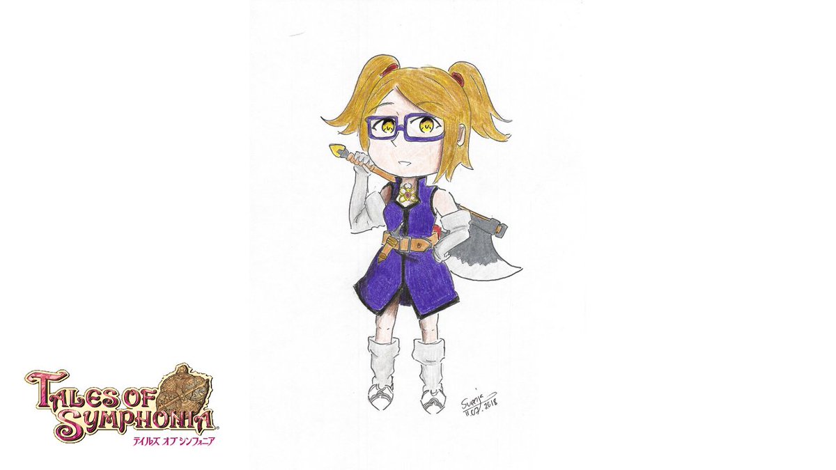 ImperatrixSerah's tweet photo. Hier mal der #SpyrixCharacter zu Tales of Symphonia: Presea Combatir.

(gemalt von @SveLCraftian) https://t.co/xURLQdvbPt