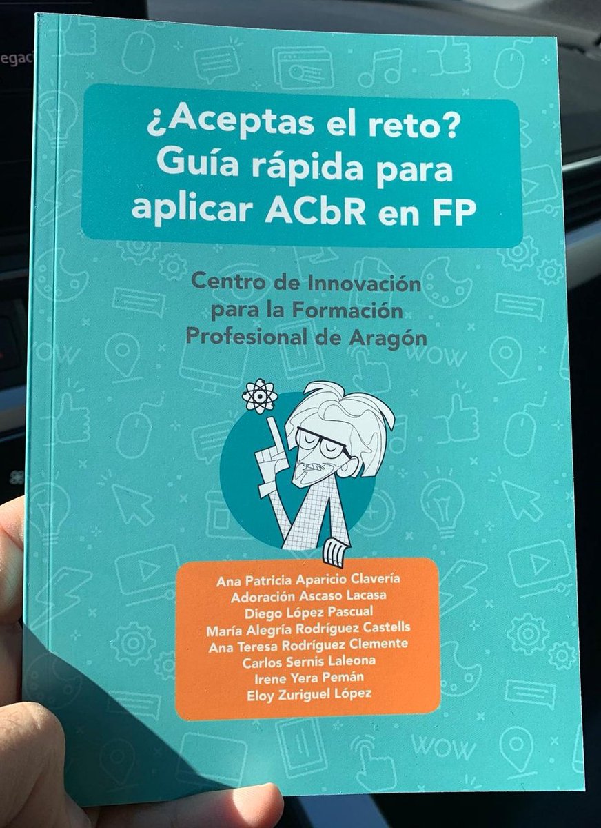 csernis's tweet photo. Qué ilusión que un trabajo realizado con tanto cariño y en tan buena compañía vea la luz gracias al @cifpa_aragon . La semana que viene llegará a mas de 60 profes interesad@s en las formaciones que hemos organizado al respecto. #RetosEnFP #InnovaciónEducativa https://t.co/Cql8SlnLDE