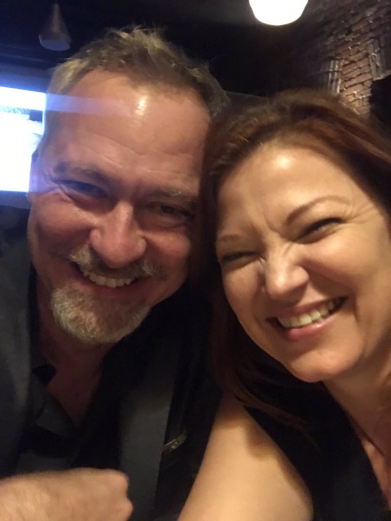 erineholt's tweet image. Hanging w Eric “the red” Giancoli at the Value of Moscow opening night reception. #vomfools