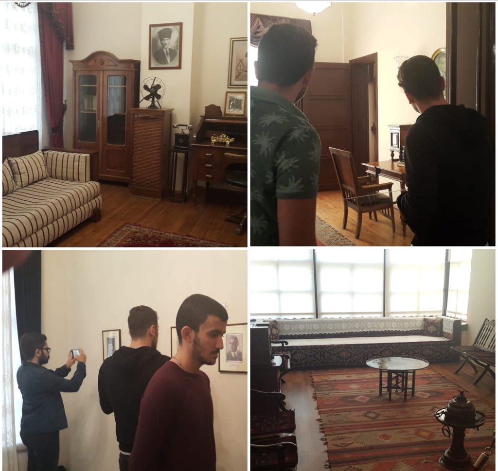 Elmalılı Hamdi Yazır Yurdu öğrencilerimizle birlikte  Cumhuriyetimizin kurucusu Mustafa Kemal Atatürk’ü anmak için Atatürk Evi’ni ziyaret ettik. #10Kasım