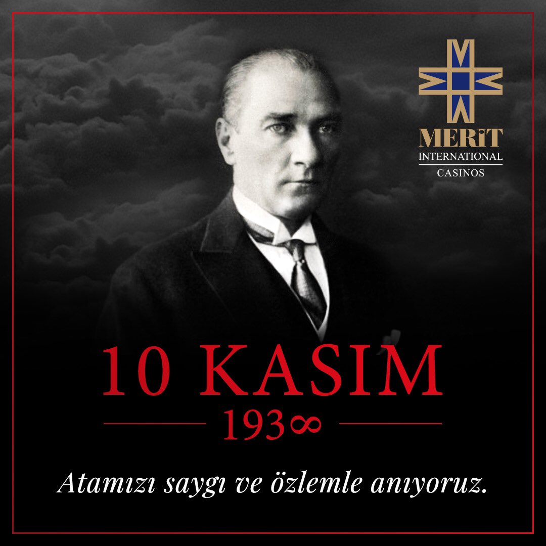 MeritBalkanlar's tweet photo. Atamızı Saygı ve Özlemle Anıyoruz.
#MeritInternational https://t.co/cldXr8nB2U