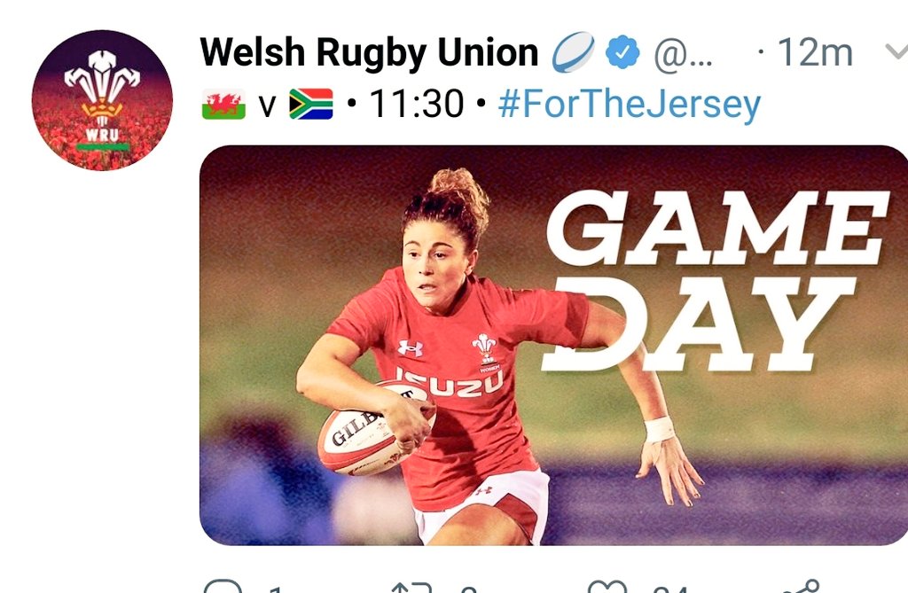 Marc_nw's tweet photo. #Gogluck to @9Jessk9 @George_North and all involved in @WelshRugbyUnion women's and men's games today.
๐ช๐ช๐ช๐ช https://t.co/jwRfc4fiEn