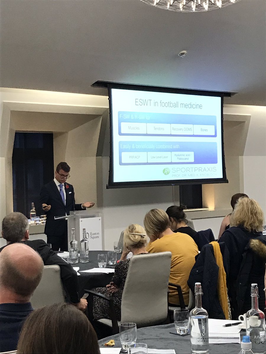 VennHealthcare's tweet photo. Had a fantastic #shockwave meeting in London yesterday with over 100 @storzmedical users covering both radial &amp; focused on various different tissues to accelerate healing. BIG THANK YOU to all who attended. #healingaccelerator #shockwavetherapy #eswt #vennhealthcare https://t.co/pfvfnjGBF9