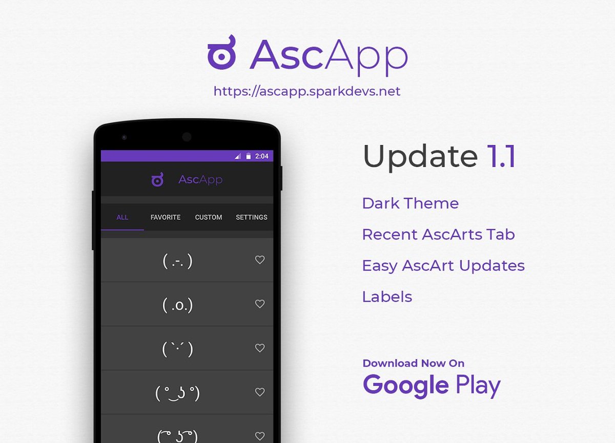 SparkDevTeam's tweet photo. AscApp v1.1 is now out on Google Play Store! Update now! https://t.co/Zg6iD5IKfQ