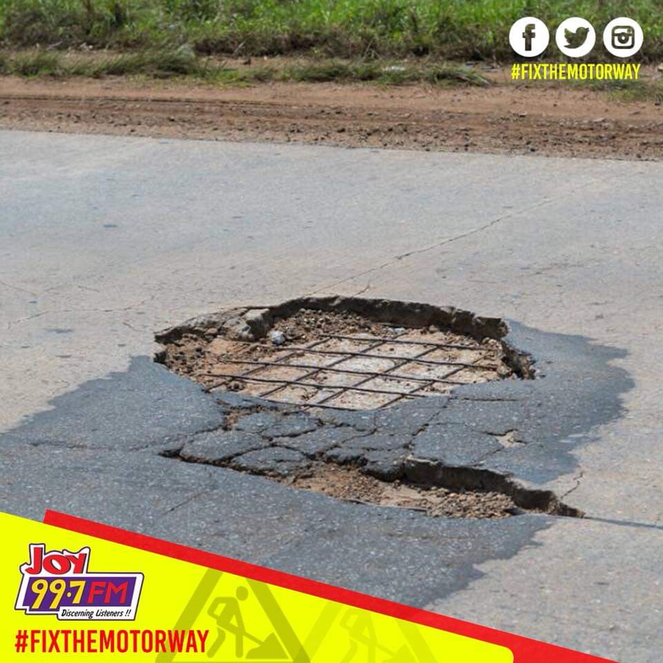 ntimination's tweet photo. So the Gov't's deafening silence on this issue suggests that the only language our leaders understand is protests characterized by destruction of State properties or God forbid, losing a Public figure through avoidable accidents, eh? Why can't Gov't be proactive?#FixTemaMotorway https://t.co/w0UEsmu6UN