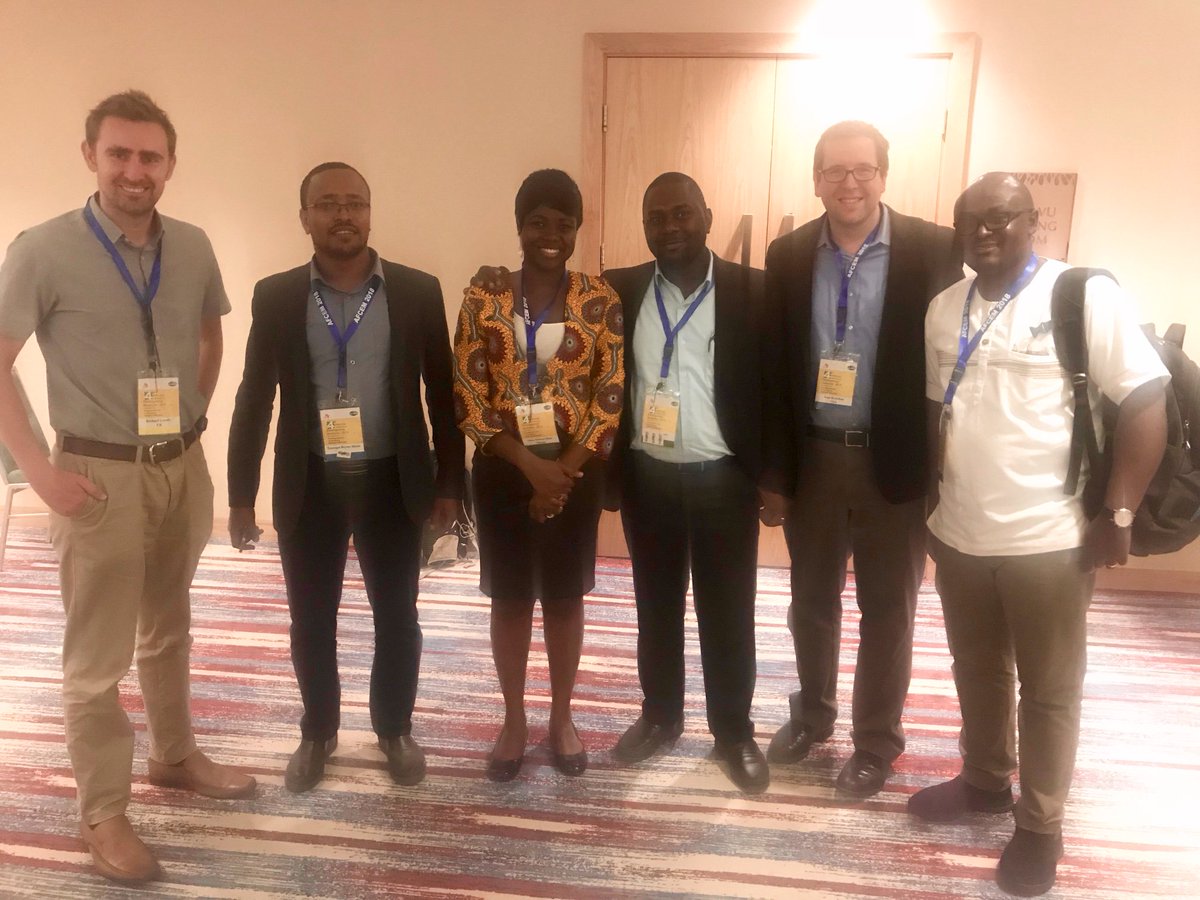 GEMLR represents in force at #AfCEM18! Included: Dr. Nana Serwaa Quao. Not pictured: <a href="/apousson/">apousson</a> <a href="/Alisonation/">Alison Hayward MD</a> @adamcarllevine Dr Stephanie Garbern, Dr. Ben Nicholson, Dr. David Silvestri.