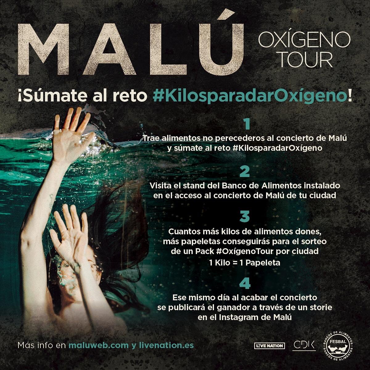 FanClubMalu's tweet photo. ¡Recuerda que hoy a partir de las 16h podrás visitar el stand del Banco de Alimentos de Valencia dejando tus #KilosParaDarOxígeno! #OXÍGENOTOURVALENCIA ¡Te estaremos esperando! 💪💙 https://t.co/TH8qiWZcTf