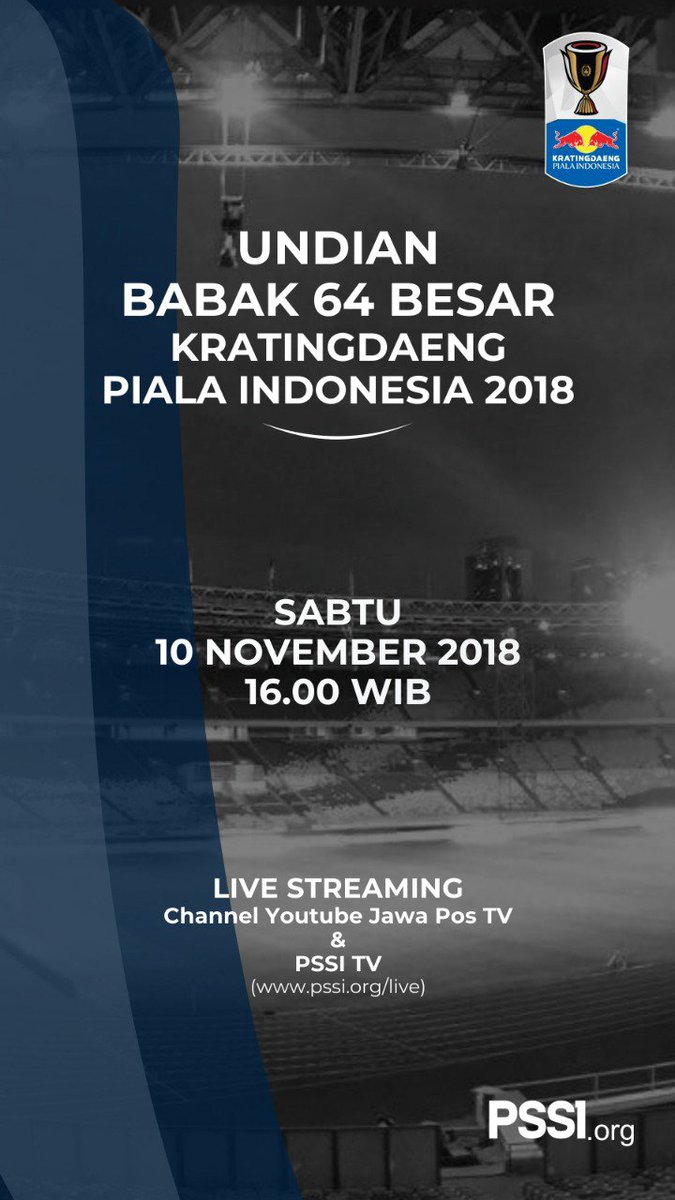Pssi On Twitter Saksikan Pengundian Babak 64 Besar