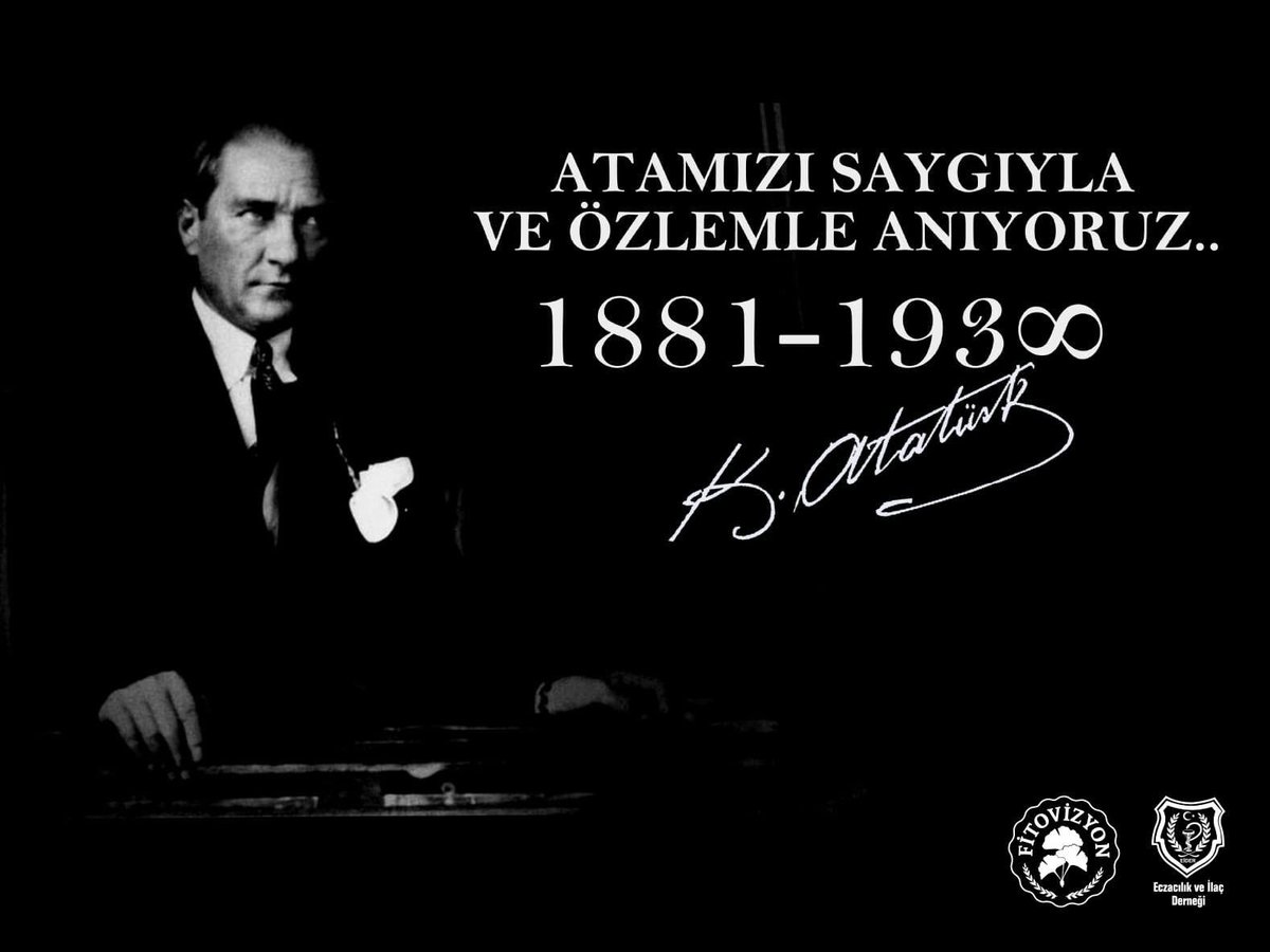 Benim naçiz vücudum, bir gün elbet toprak olacaktır. Fakat Türkiye Cumhuriyeti, ilelebet payidar kalacaktır.
#MustafaKemal #10Kasim