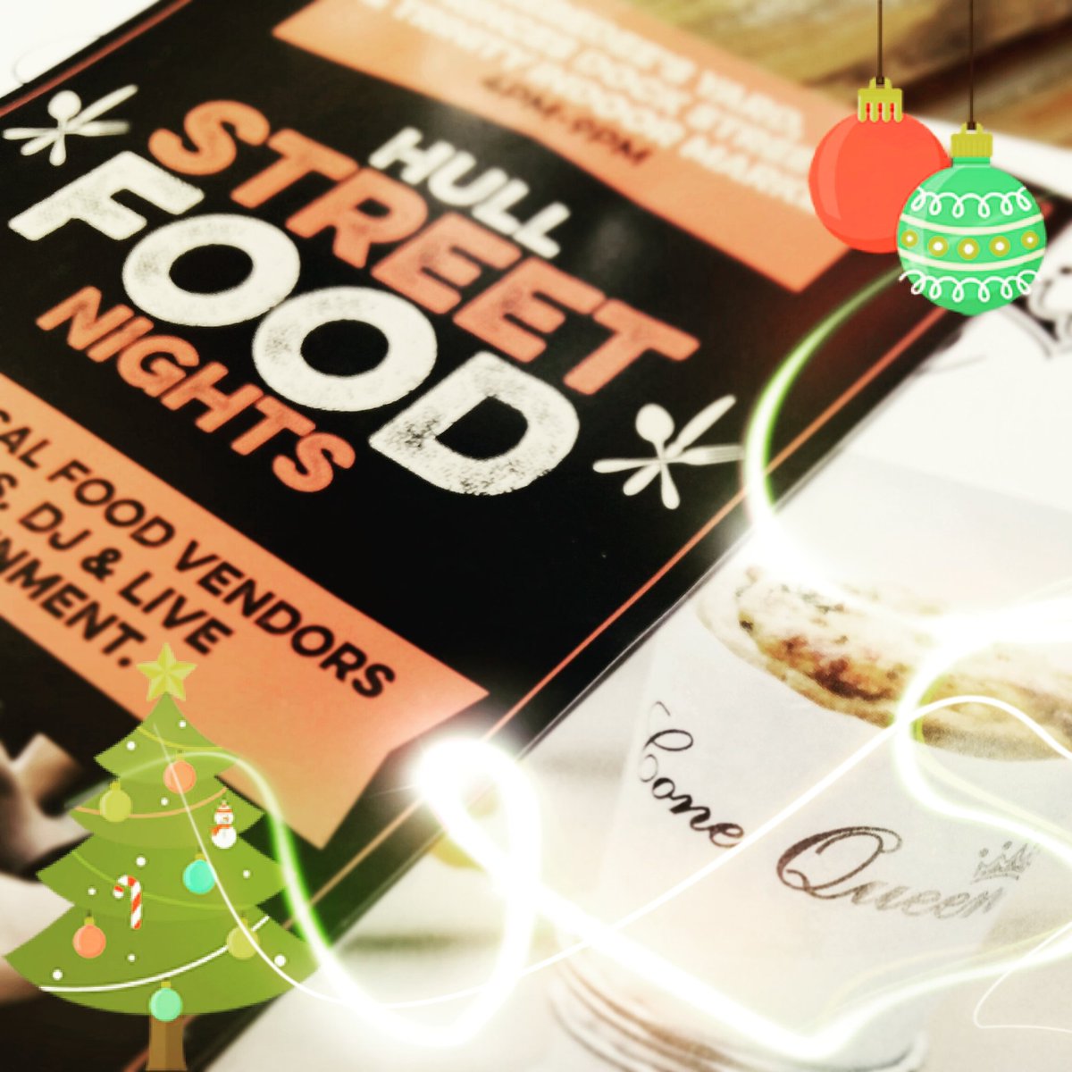 Christmas market and Street food night on the 23rd and 24th on this month 😍 We are excited to be open serving piping hot pizza cones 🍕👑