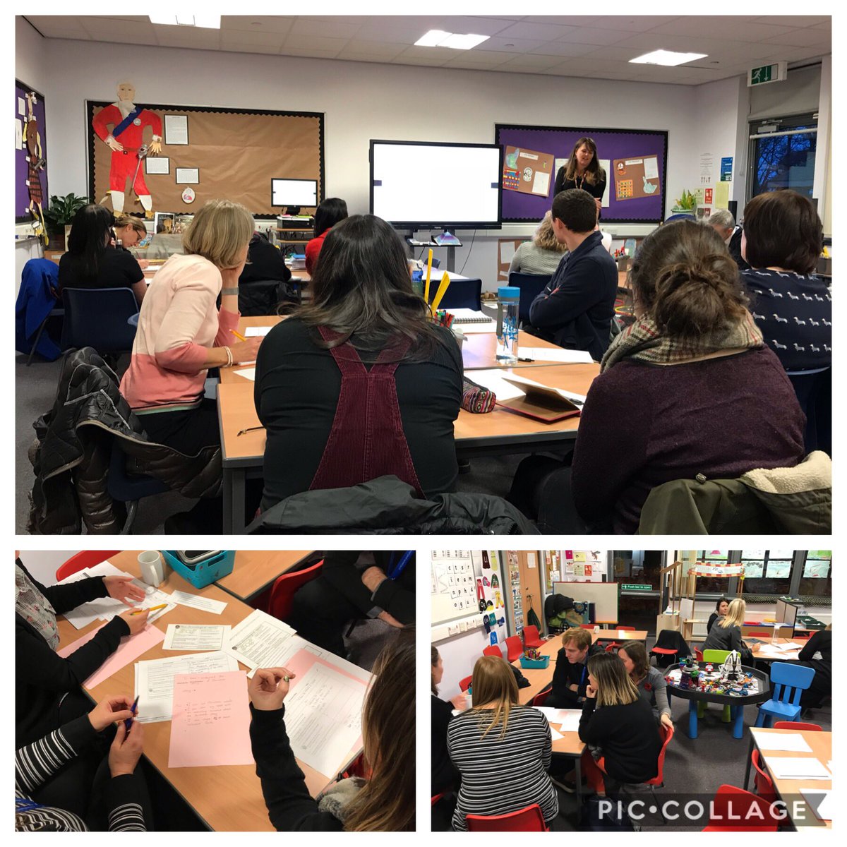 CarlogiePS's tweet photo. Nursery to P7 staff enjoyed another session of moderation (this time at Woodlands) supporting our joint school improvement focus (Writing) led by our teacher leaders from @WoodlandsPrim1 @MonikiePS @NewbiggingPS @CarlogiePS #partners #collaboration #moderation #sharedstandards https://t.co/aCJ6aX4m8A