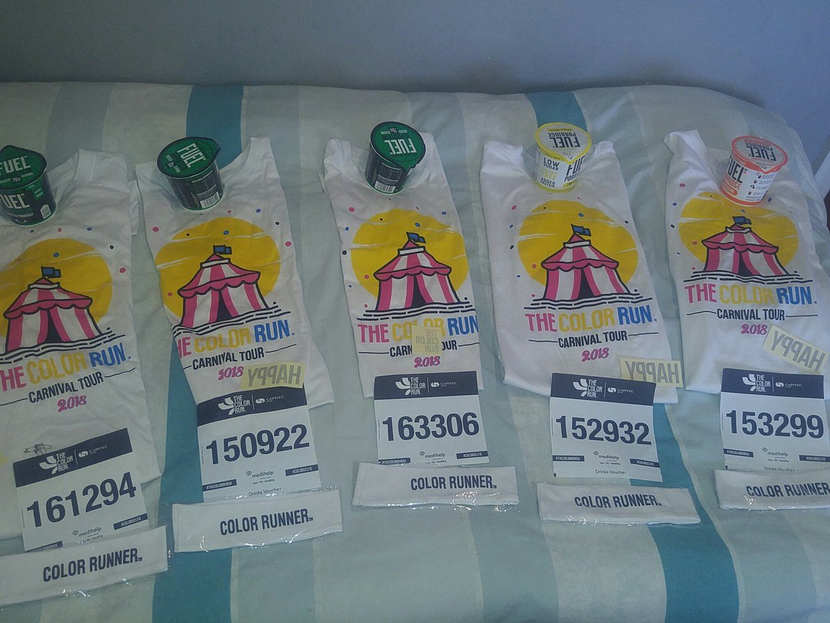 MatthewByron69's tweet image. @TheColorRunSA stoked to be doing this as a family thanks #medihelpfun for sponsoring the #happiest5k