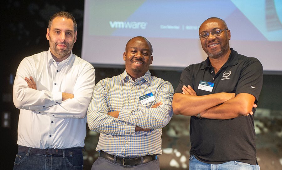 vmgenie's tweet photo. A proud moment when we looked at #vmwarectab event at ⁦@VMworld⁩. ⁦@LarsFiechtner⁩ #GaryHamilton https://t.co/soDb1wagEH