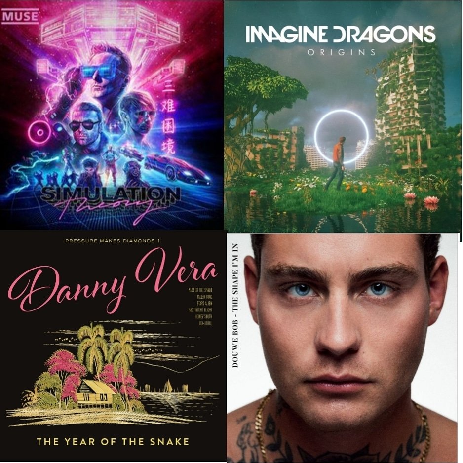 raven08_dani's tweet photo. Four #new releases to listen to this weekend. ❤ #theshapeimin by Dutch #singer #douwebob , #pressuremakesdiamonds 1 #theyearofthesnake by Dutch #americana singer #dannyvera , #origins by #imaginedragons and #SimulationTheory by one of my top favourite bands #muse. 🎶🎶🎶❤❤❤ https://t.co/a4Iv9uYnmx