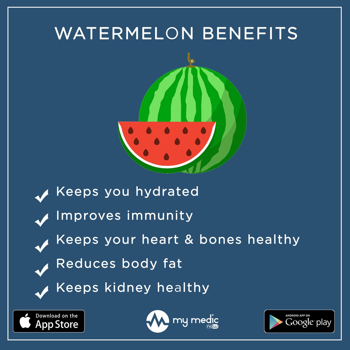 Mymedicnow's tweet photo. #Watermelons are jam-packed with tons of health benefits, making them a truly perfect snack!
#WatermelonBenefits #HealthBenefits #PerfectFruit #SummerFruit #HealthFruit #Benefits #HealthierLife #Hospital #Dubai #UAE #AbuDhabi #DubaiClinics #OnlineAppointment #FindADoctor https://t.co/2GwPAktGkU