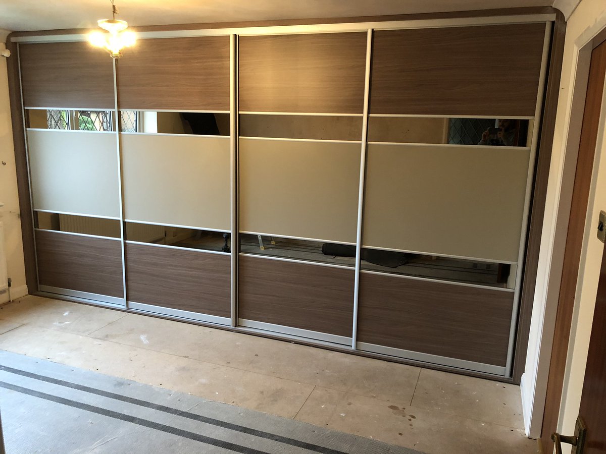 prestigekbltd's tweet photo. Sliding wardrobes supplied &amp; fitted by prestige . Before &amp; after pics , call us on 01977 264100 visit our website https://t.co/6xCY4F4YI1 or visit our showroom for a free design &amp; quote . #slidingrobes #fittedbedroom https://t.co/whzPNsdm1d