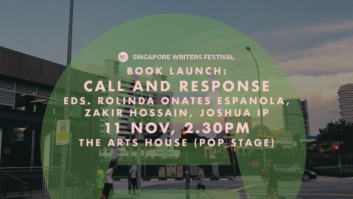 nabbycat's tweet photo. Reading at the launch of a poetry anthology tomorrow. Call And Response pairs 30 “migrant” poets with 30 “local” poets, challenging what we think home means and the borderlessness of human emotion. #swf2018 #sgwritersfest https://t.co/J29a1kOjW7
