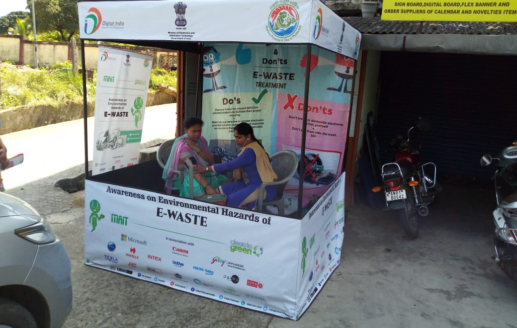 CleanToGreen's tweet photo. #Health check up camps were conducted for the #refurbishers and #recyclers at Port Blair under the #EwasteAwarenessCampaign today. #MAIT #GreenE #CleanToGreen #environment #recycling https://t.co/z3rUyTNCXZ
