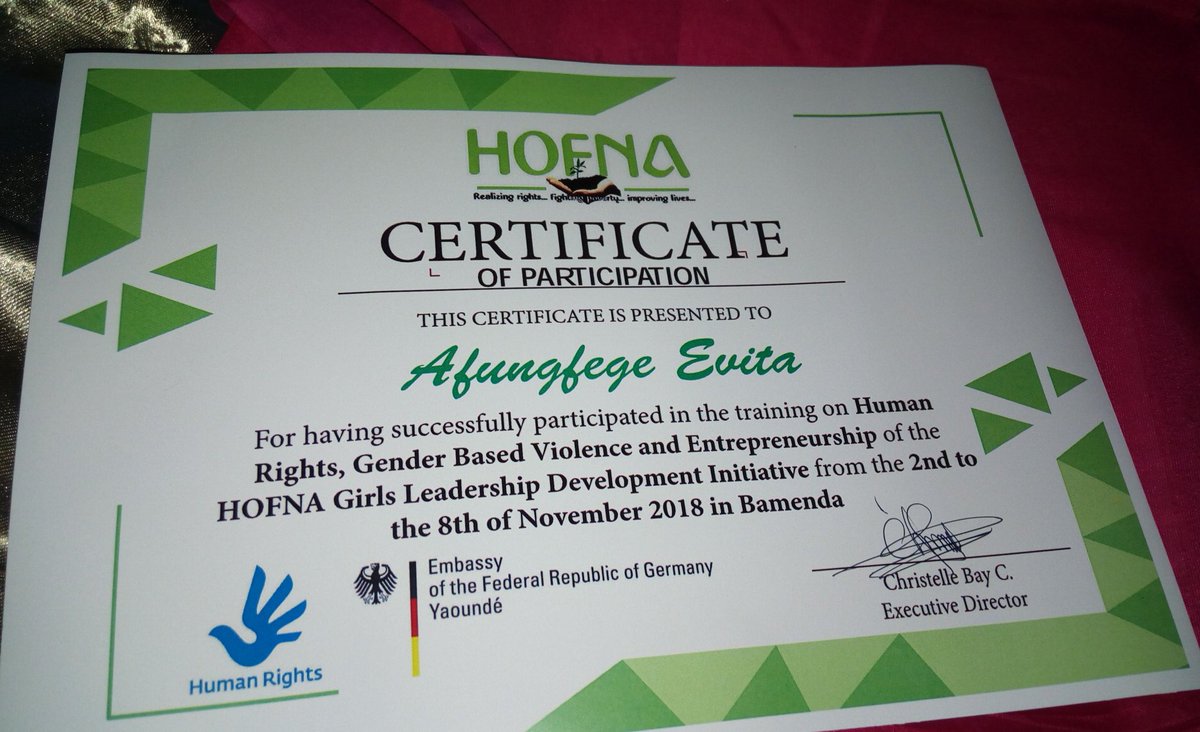TheeAbtractWit's tweet photo. Completed training 
#impact #hofna #gbv #girls #SaturdayMotivation https://t.co/lbGCAtJDdZ