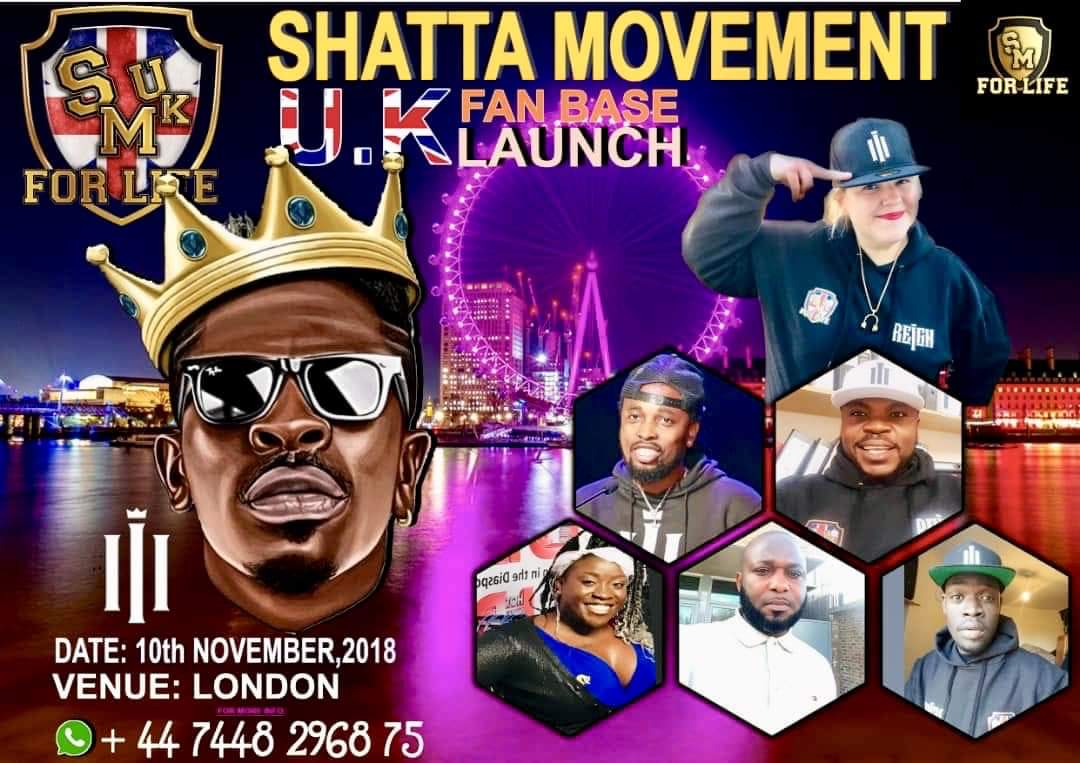 Today be Today <a href="/shattawalegh/">SHATTA WALE</a>
Shatta Movement UK Fan Base Launch 
Its gonna be mhaaaf🔥🔥🔥🔥🔥🔥🔥