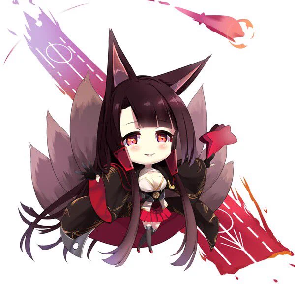 ちびちび赤城
#アズールレーン 