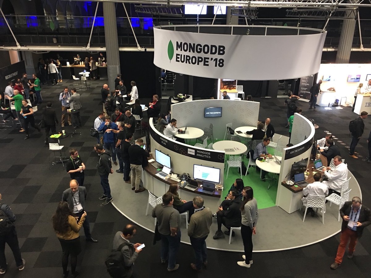alena_khineika's tweet photo. My second #MongoDB conference! It was a great opportunity to meet customers in person and get feedback from them #MDBE18 https://t.co/k5XjdlG6wR
