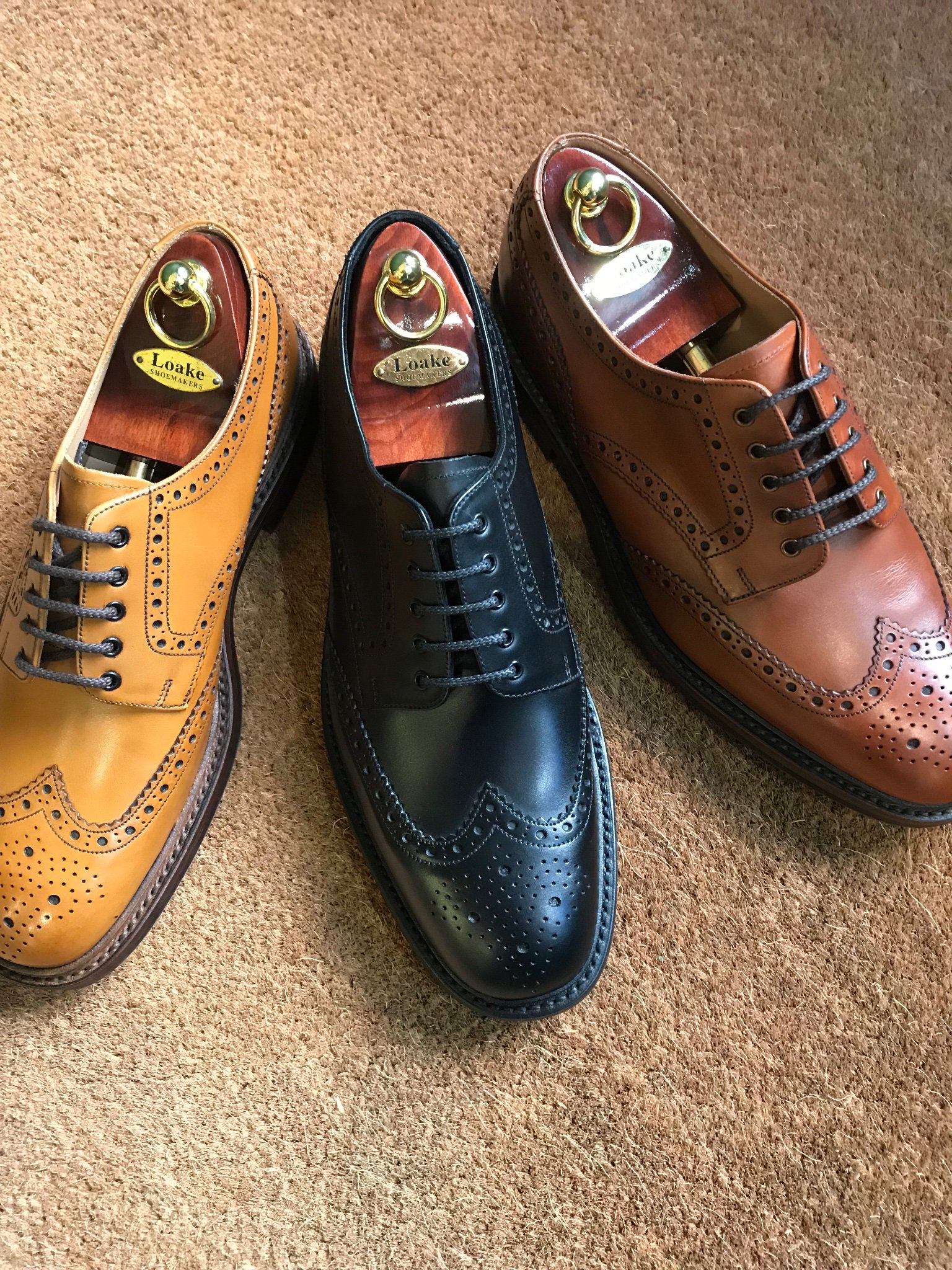 loake chester mahogany brogue