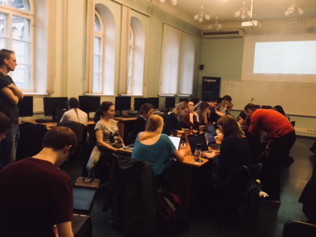 RigaTechGirls's tweet photo. This weekend we have a very special 2 day #RTGWorkshop about quantum computing! 🌟🌟🌟The agenda is exciting and we are eager to learn the basics! BIG thank you to the brave girls, @LU_Datorika & @Cognizant 🙌 #Day1 https://t.co/VPOPXazRCw