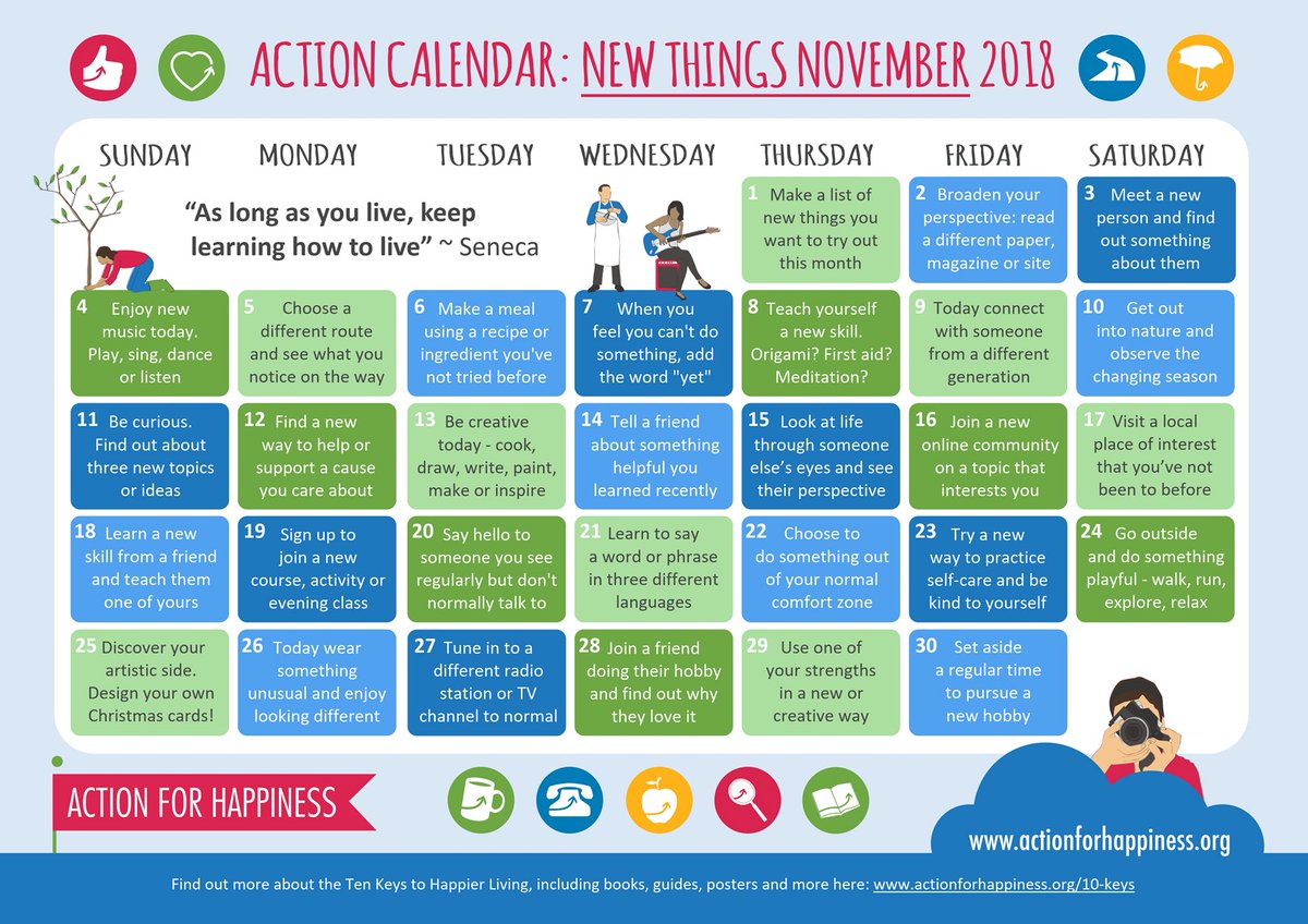 actionhappiness's tweet photo. New Things November - Day 10: Get out into nature and observe the changing season 🍃🍂🌤🍀🍁 https://t.co/uwuk3VioIt https://t.co/G7Ihh53XZ3
