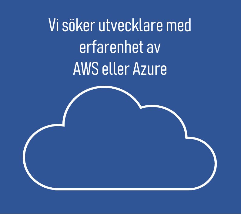 Vi söker dig som har en passion för teknik och utveckling. Du älskar kod, är kreativ, social och gillar nya utmaningar.Du har minst 4 års erfarenhet av utveckling. #aws #azure #utvecklare #developer #moln #java #dotnet it-huset.se/jobb/utvecklar…