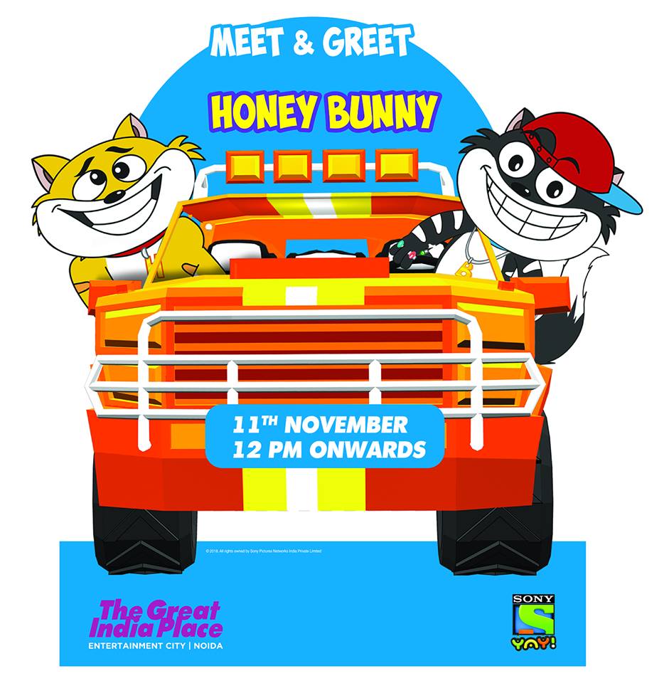 greatindiaplace's tweet photo. Hey kids, #Ultimate #fun & #laughter is waiting for you at @greatindiaplace as @SonyYAY stars #Kicko & #SuperSpeedo and #Honey&Bunny are in the house to make your #weekend super #thrilling.
Don't miss the chance to meet your stars.
#SonyYAY #TGIP #GIP Noida https://t.co/pb8opipssg