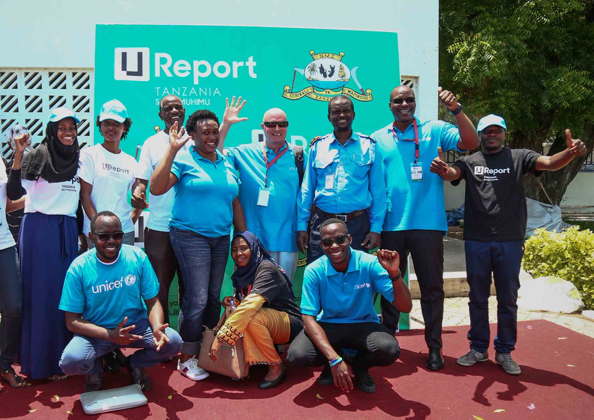 UNICEFTanzania's tweet photo. "When young people are empowered, they have a chance to make decisions that affect them positively. U-Report gives an opportunity to young people to speak out &amp; meaningfully contribute to their communities” - Rene Van Dongen, @UNICEFTanzania Deputy Rep at the #UReportTZ launch. https://t.co/Dmd74ge7qp