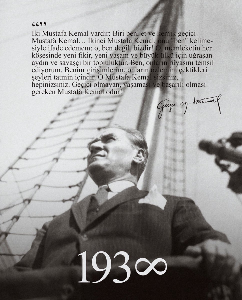 Saygı, Sevgi ve Minnetle...

#10Kasım
#MustafaKemalATATÜRK