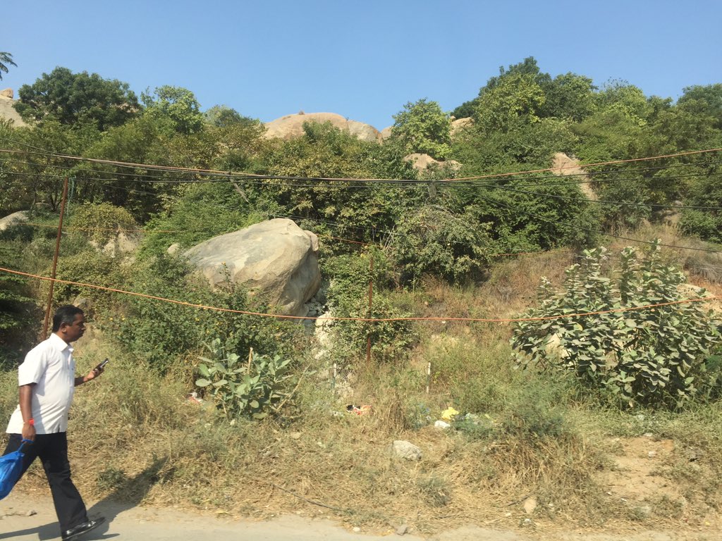 nuts2406's tweet photo. The Rocks defined Hyderabad for me when we moved here three years ago. They seemed timeless. Now, everytime I see them I wonder if it’s the last time I’ll lay my eyes in them. #SaveOurRocks https://t.co/C3rK3vFTxP