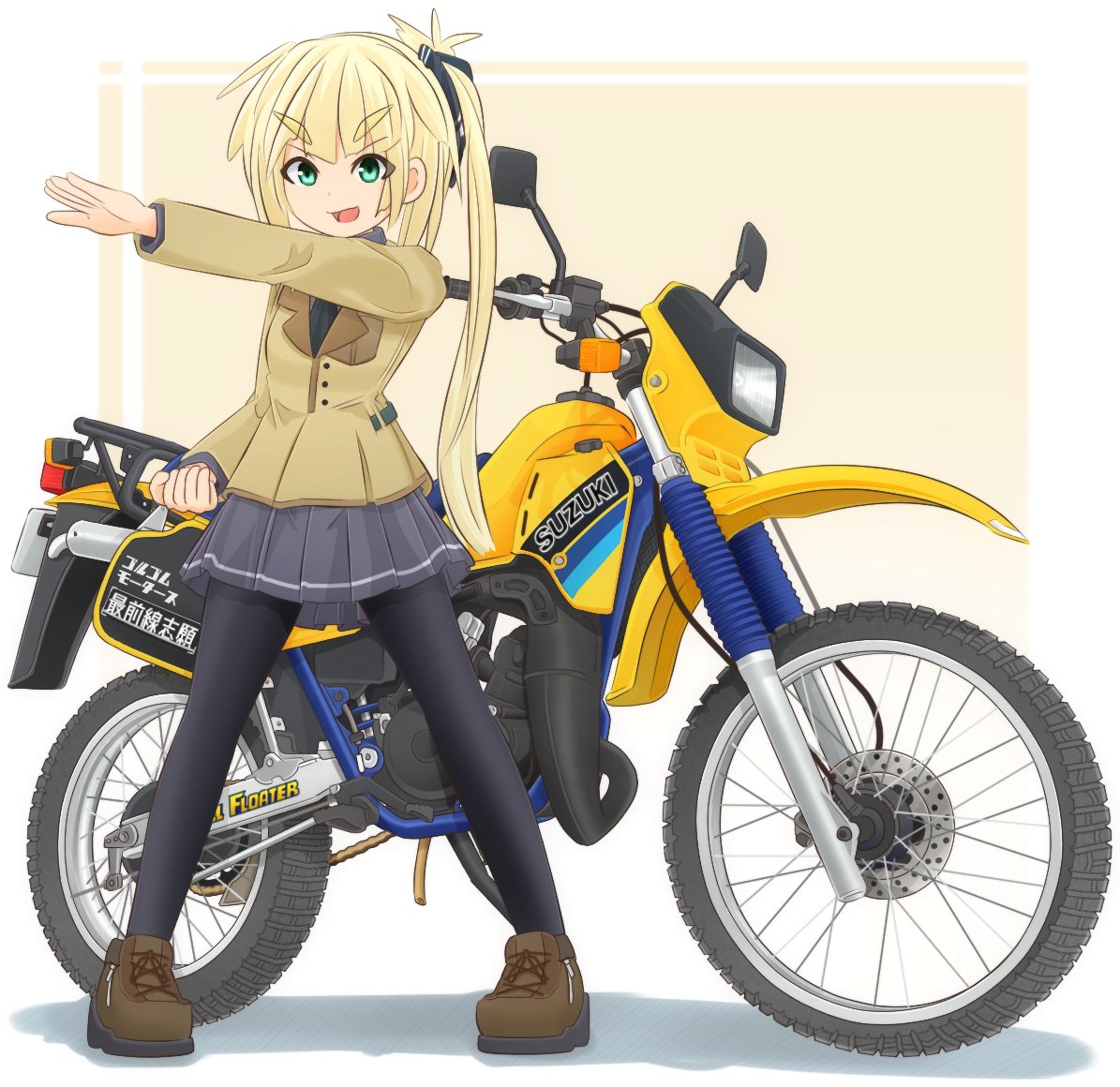 スズキ・RA125 軽い車体に22馬力の水冷2サイクルを載せたじゃじゃ馬