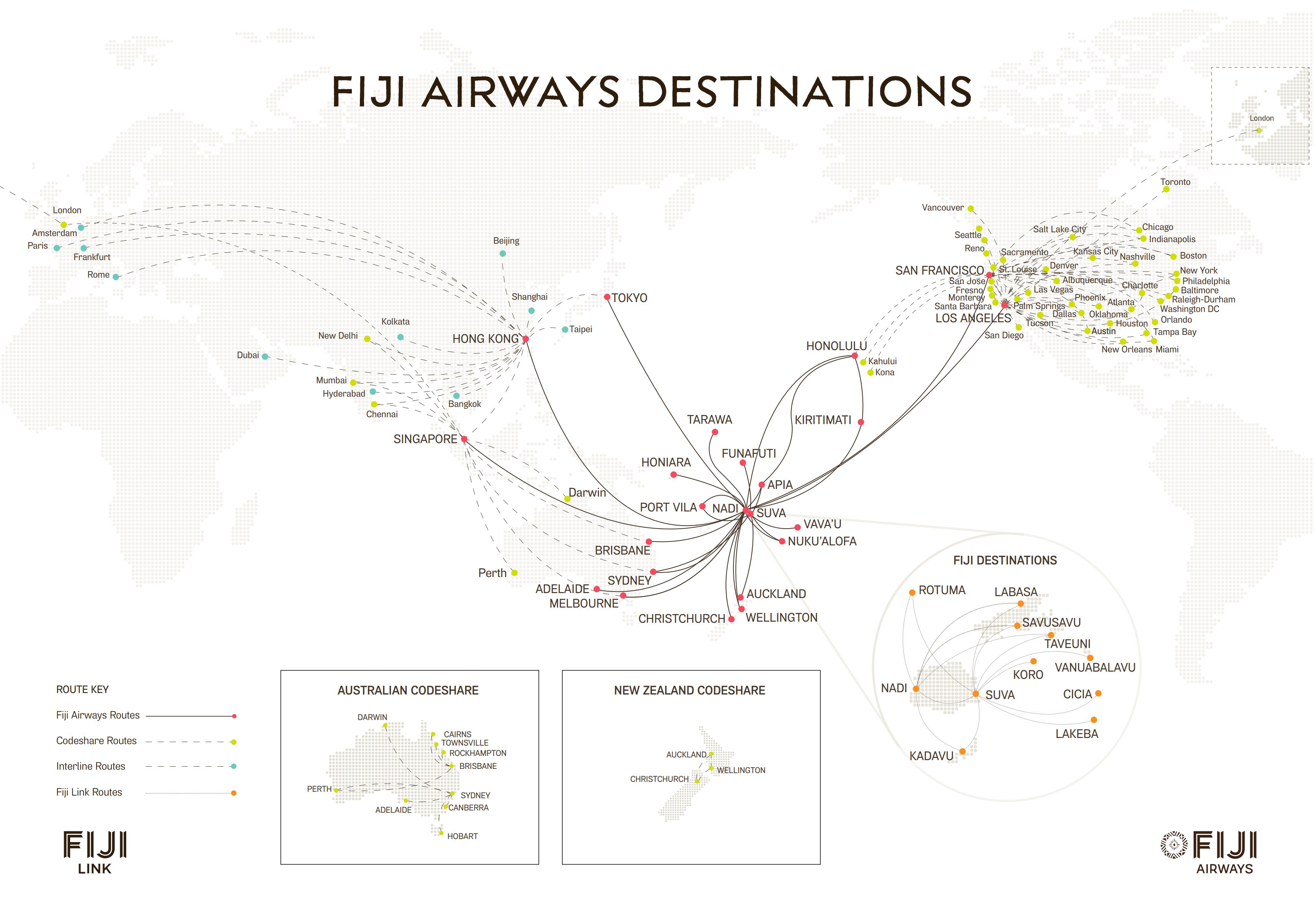 Fiji Airways Flight Map Airlineroute On Twitter: "Fiji Airways' Route Map. As Usual...the Fun Of  Finding Errors... Https://T.co/W5Ygttsduf" / Twitter