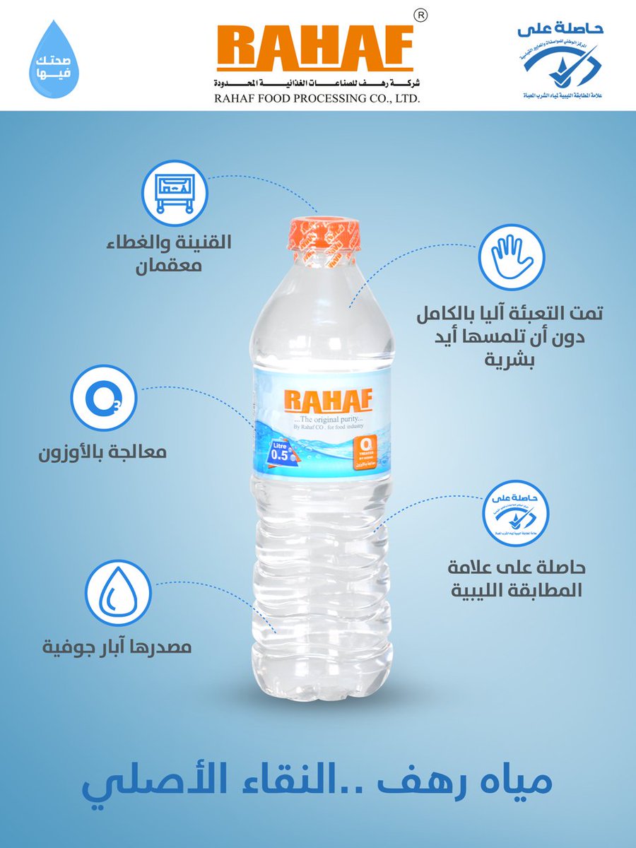 rahafwater's tweet photo. لصحتك اختار الأفضل دائما

مياه #رهف  #النقاء_الأصلي https://t.co/NYJusi01mn