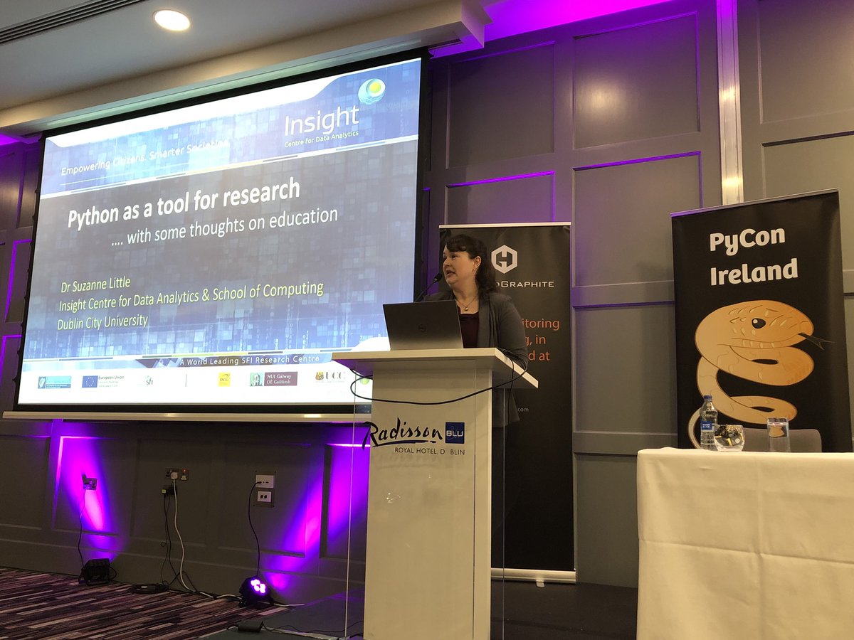 Dr Suzanne Little <a href="/suz_research/">Suzanne Little</a> at <a href="/pycon/">PyCon US</a> Ireland #pyconie