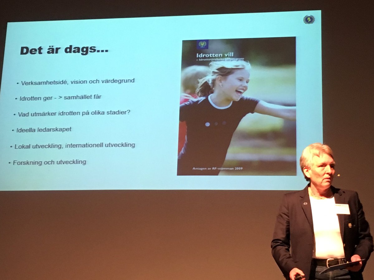 ToralfN's tweet image. Det är dags att revitalisera Idrotten vill säger Susanne Erlandsson ⁦@RFidrotten⁩ på #RIF18 Mycket håller än, men en hel del har hänt sedan 1995. Håller med!
