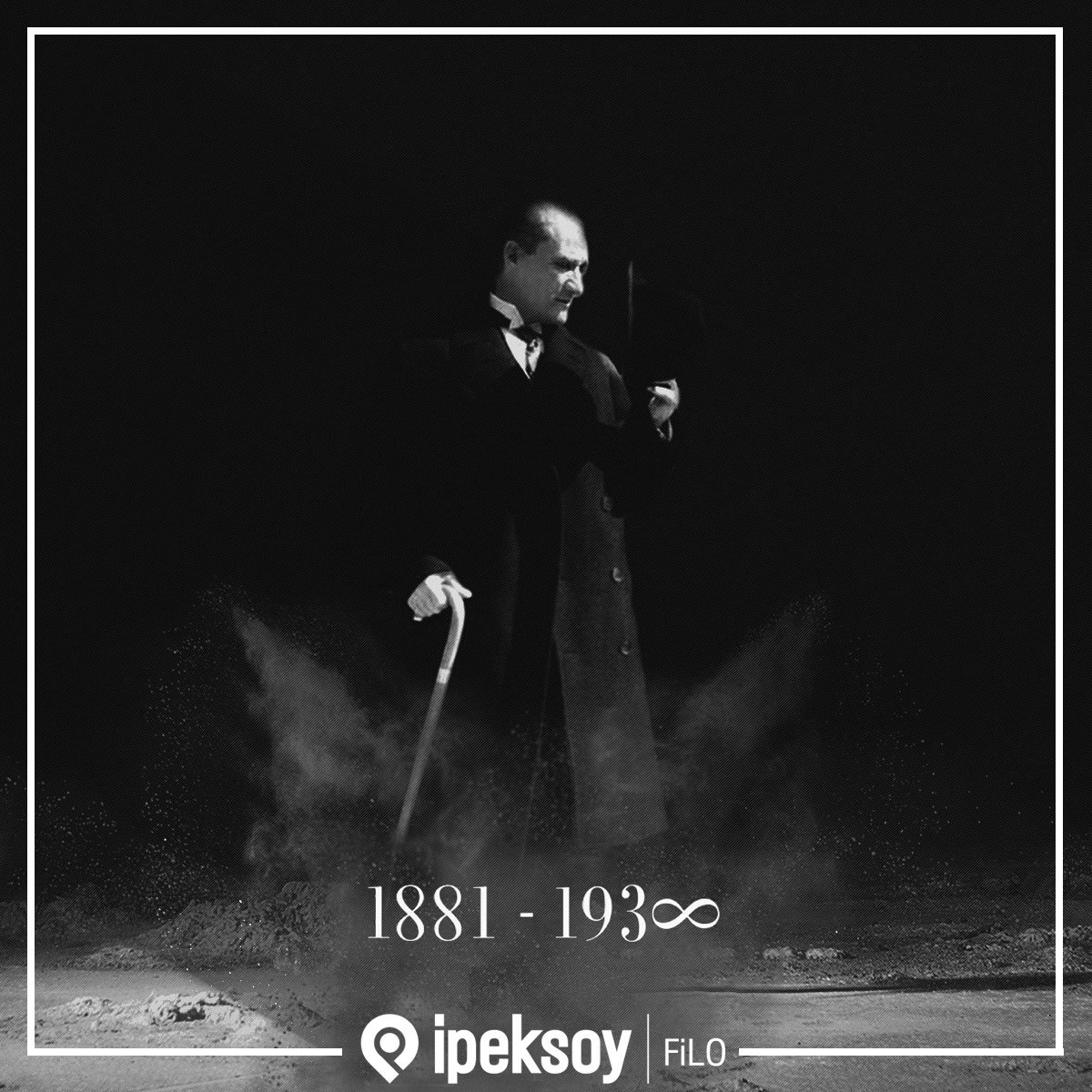 Atamızı saygı, minnet ve özlemle anıyoruz.

#ipeksoyfilo #10kasım #atatürk #saygıylaanıyoruz