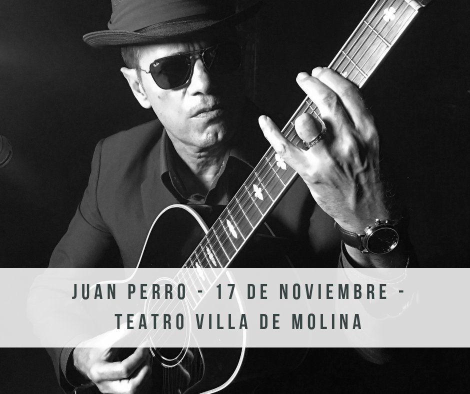 Lady_GTR's tweet photo. ¡Cómo pasan los días! Solo queda una semana para disfrutar de la mejor música de Juan Perro Trío @LaHuellaSonora en el @TeatrodeMolina, con los temas de su último disco 'El Viaje'. Esperamos verte allí para disfrutar de una noche única 🎙️ #JuanPerroEnConcierto #BuenaMúsicaSiempre https://t.co/Se6aXogW1a
