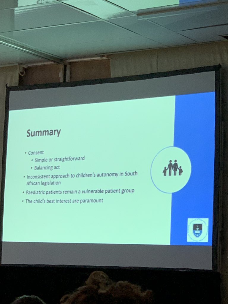 pacsa2018's tweet photo. #paediatricethics #bioethics #childrensrights #autonomy #anaesthesia #pacsa2018
Marcelle Crowther challenging on Child Autonomy in decision-making https://t.co/fiRZiVLBep