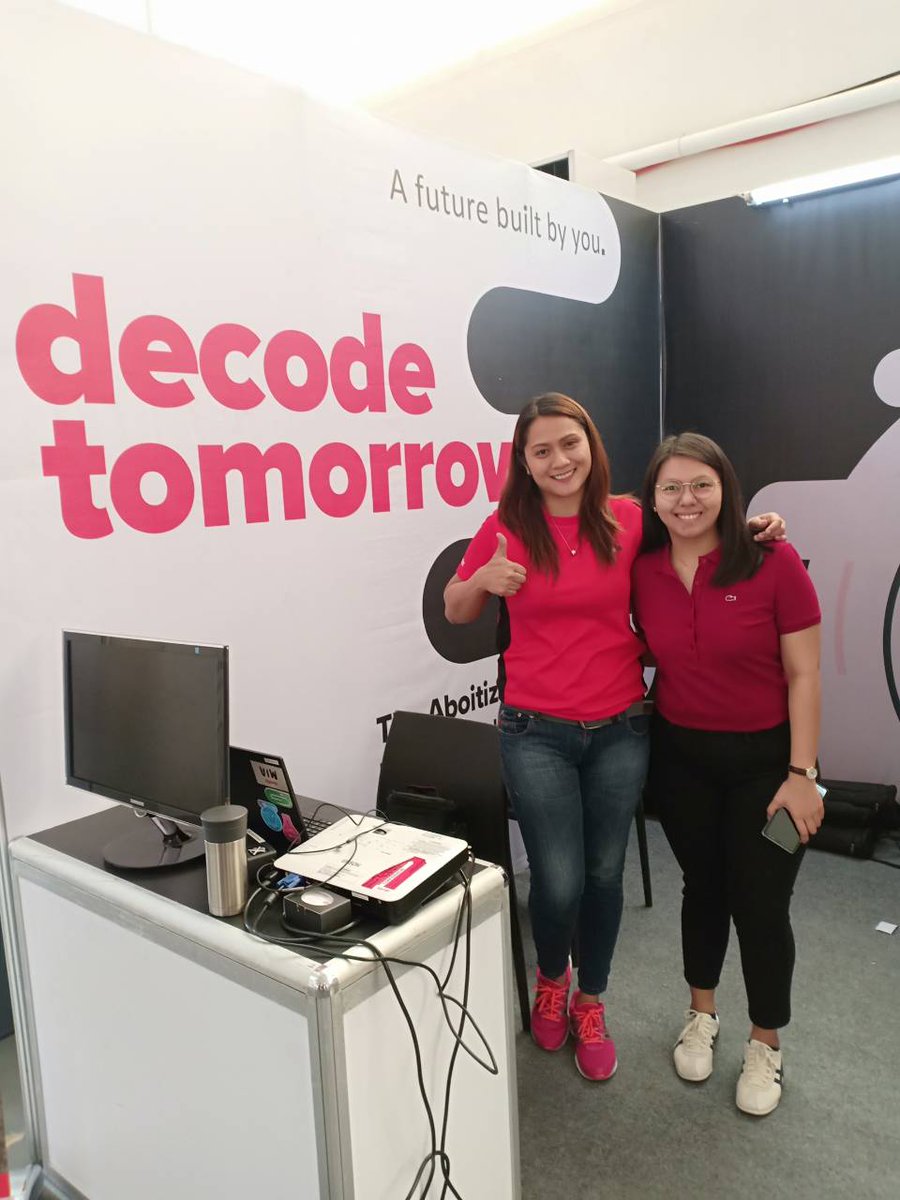 kimpj1d's tweet photo. I feel like stuffed pig today cos of so much food from Decode. Still, my heart is full because of my Aboitiz fam âĪ #DecodeTomorrow https://t.co/H560UjKJ05